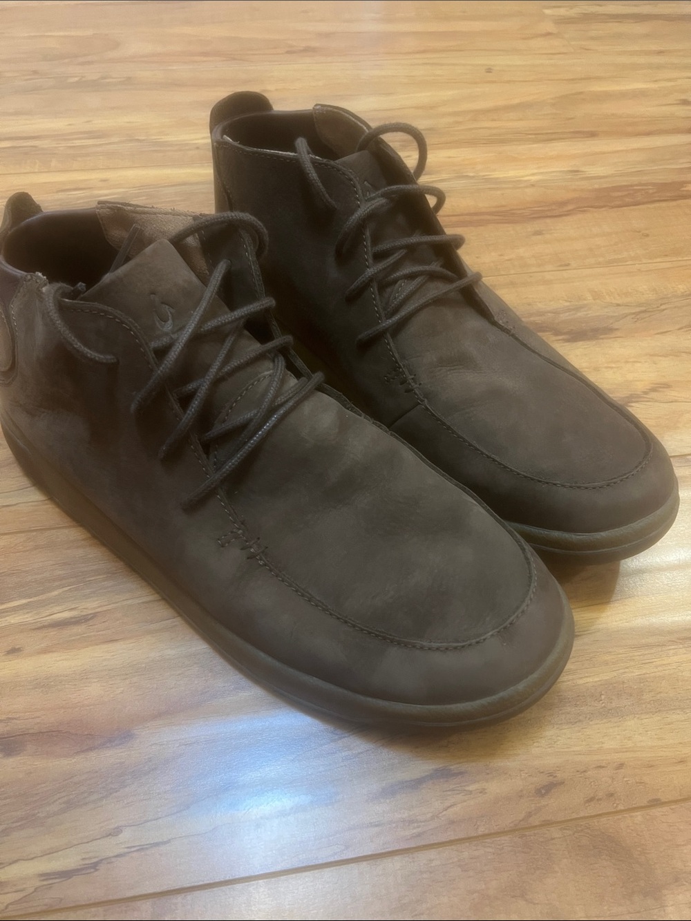 Olukai Men's Dark Brown Chukka Boots